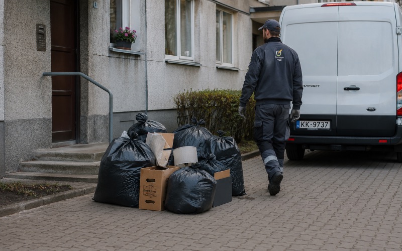 Sadzīves atkritumu izvešana Rīgā un Pierīgā